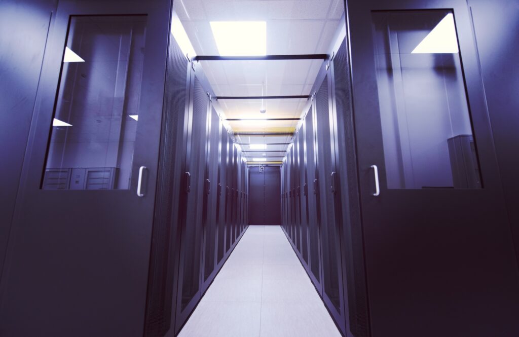 modern server room