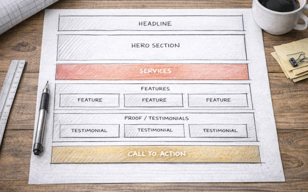 What Actually Goes on a Small Business Homepage (In Order)